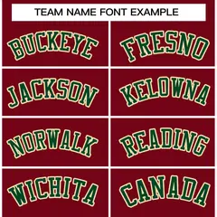 Crimson Green-Khaki Raglan Varsity Full-Snap Letterman Jacket 3