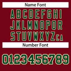Crimson Green-Khaki Raglan Varsity Full-Snap Letterman Jacket 4