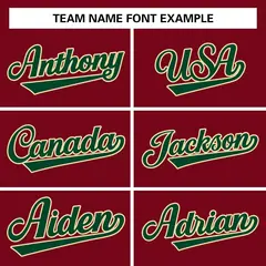 Crimson Green-Khaki Raglan Varsity Full-Snap Letterman Jacket 5