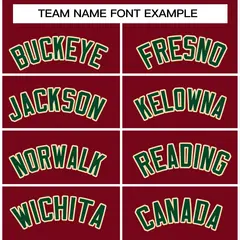 Crimson Green-Khaki Raglan Varsity Full-Snap Letterman Jacket 5