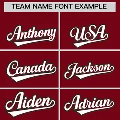 Crimson Green White Sleeve Flag Lace Baseball Jersey 3