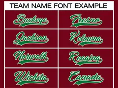 Crimson Kelly Green-White Classic Hockey Jersey 3