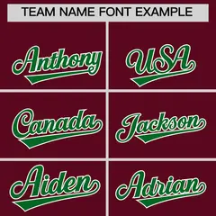 Crimson Kelly Green White Short Sleeve Full-Snap Varsity Jacket 5