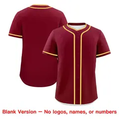 Crimson Khaki Father's Day Classic Baseball Jersey 7