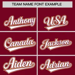 Crimson Khaki Flame Outline Side Pattern Basketball Jersey 3