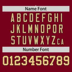 Crimson Khaki Gradient Authentic Baseball Jersey 4