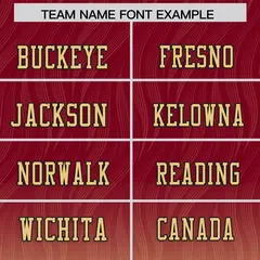 Crimson Khaki Gradient Outdoor Flag Football Jersey 3