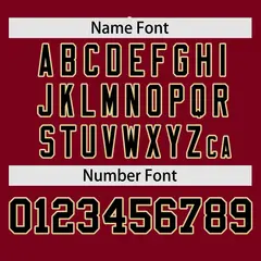 Crimson Khaki Gradient Side Authentic Baseball Jersey 4