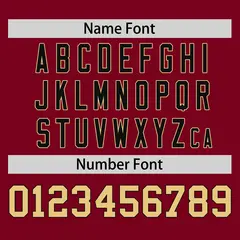 Crimson Khaki Half Gradient Authentic Baseball Jersey 4