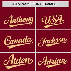 Crimson Khaki L Pattern Varsity Raglan Letterman Jacket 3