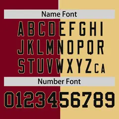 Crimson Khaki Symmetrical Gradient Authentic Baseball Jersey 4