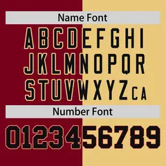 Crimson Khaki Two Tone Striped Authentic Baseball Jersey 4