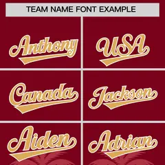 Crimson Light Red Graffiti Pattern Bossinia Baseball Jersey 3
