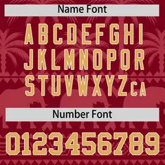 Crimson Light Red Graffiti Pattern Bossinia Baseball Jersey 4