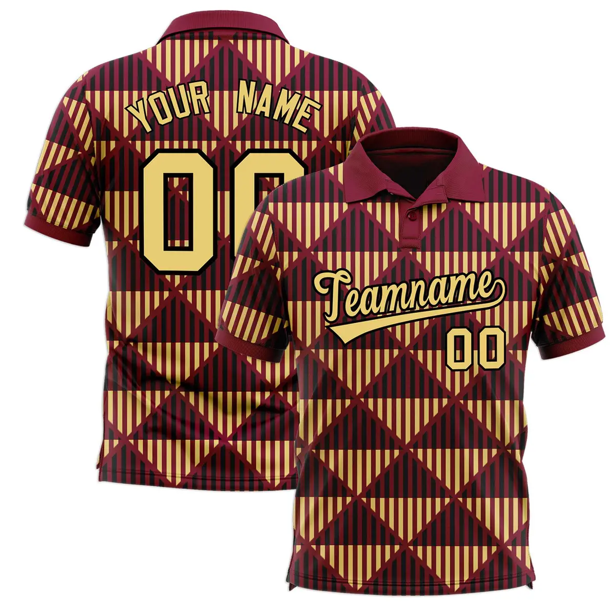 Crimson Lingge Sunshine Polo Shirt