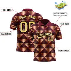 Crimson Lingge Sunshine Polo Shirt 2
