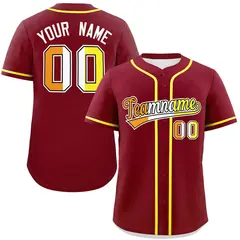 Crimson Maverique Pride Month Baseball Jersey