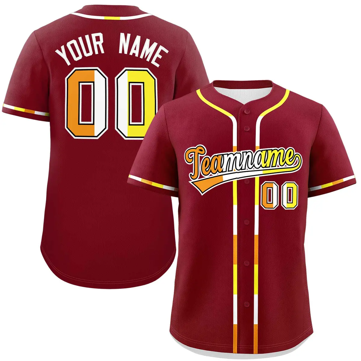 Crimson Maverique Pride Month Baseball Jersey