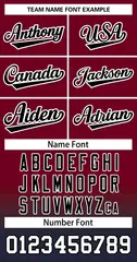 Crimson Navy Black-White Gradient Two-Button Softball Jersey 3