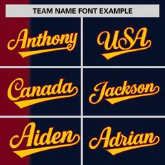 Crimson Navy Gradient Stripe Two-Button Softball Jersey 3