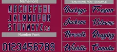 Crimson Navy-White Classic Casual Basketball Jersey 3