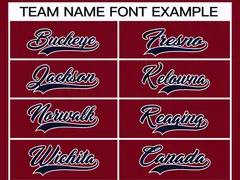 Crimson Navy-White Classic Hockey Jersey 3