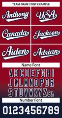 Crimson Navy White-Navy Gradient Two-Button Softball Jersey 3