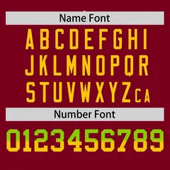 Crimson Neon Green-Gold Gradient Font Side Baseball Jersey 4