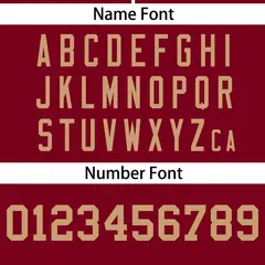 Crimson Old Gold Authentic Full-Button Baseball Jersey 4