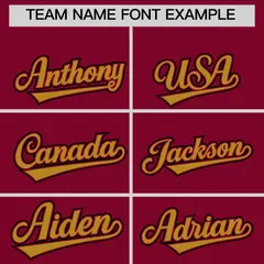 Crimson Old Gold Black Sleeve Flag Lace Baseball Jersey 3