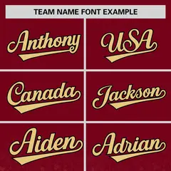 Crimson Old Gold Gradient Sparkle-Effect Baseball Jersey 3