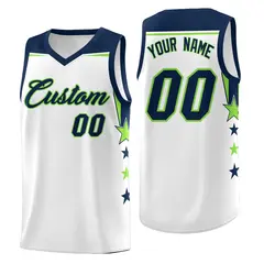 Crimson Old Gold Two Tone Side Star Color Block Breathable Basketball Jersey 1
