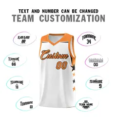 Crimson Old Gold Two Tone Side Star Color Block Wrinkle-Resistant Basketball Jersey 4