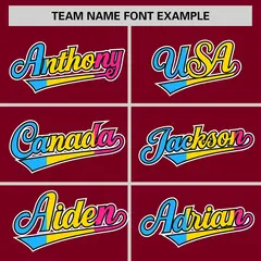Crimson Pansexuality Pride Month Authentic Baseball Jersey 3