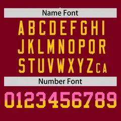 Crimson Pink-Gold Gradient Font Side Baseball Jersey 4