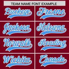 Crimson Powder Blue American Flag Raglan Baseball Jersey 3