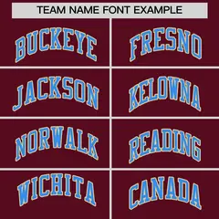 Crimson Powder Blue-Khaki Raglan Varsity Full-Snap Letterman Jacket 6
