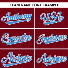 Crimson Powder Blue Varsity Full-Zip Raglan Letterman Baseball Jacket 7