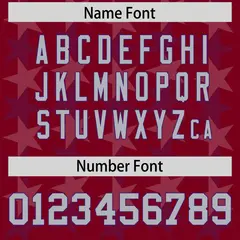 Crimson Purple All Star Graffiti Pattern Football Jersey 4