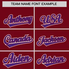Crimson Purple Raglan Varsity Full-Snap Letterman Two Tone Jacket Hoodie 5