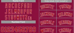 Crimson Red-White Classic Casual Basketball Jersey 3