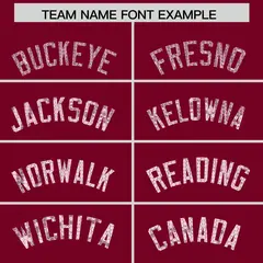 Crimson Sequined Trim Athletic Basketball Jersey 3