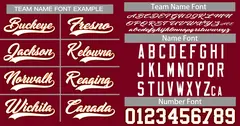 Crimson White Black Classic Authentic Baseball Jersey 3