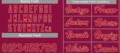 Crimson White Classic Casual Basketball Jersey 3