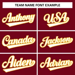 Crimson White-Gold Varsity Full-Snap Letterman Jacket 5