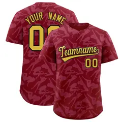 Crimson White Graffiti Pattern Baseball Jersey 1