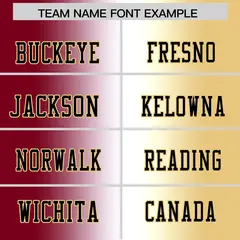 Crimson White-Khaki Gradient Football Jersey 3