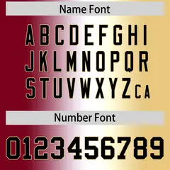 Crimson White-Khaki Gradient Football Jersey 4
