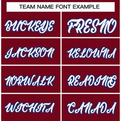Crimson White-Royal Classic Hockey Jersey 3