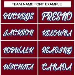 Crimson White-Royal Varsity Full-Snap Letterman Jacket 3